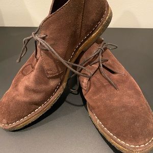 Nice pair of broken in mens suede boots